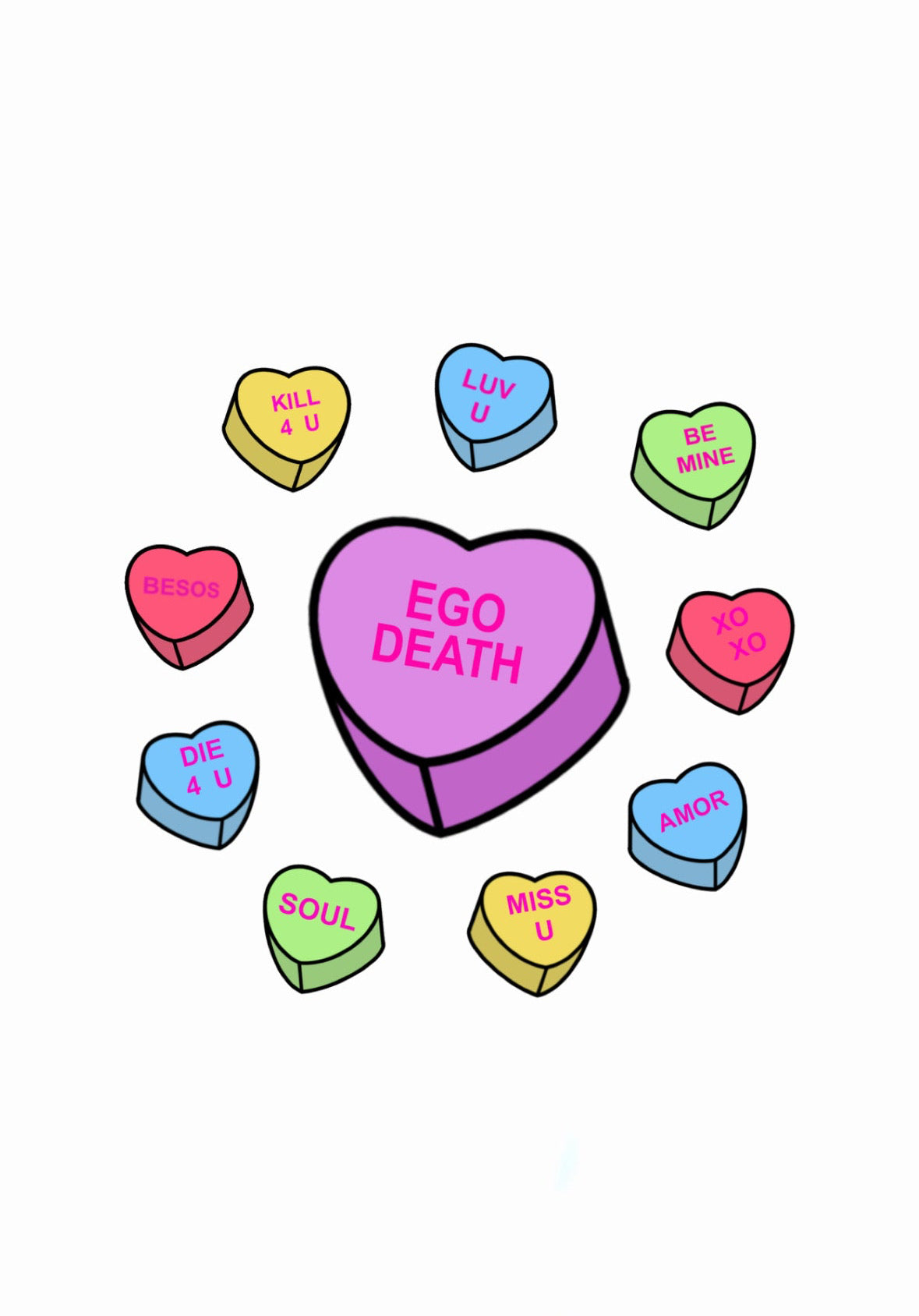 (SweetHearts Pink Tee)