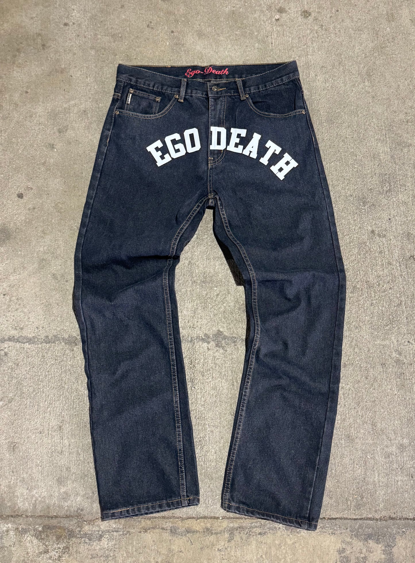 midnight blue college denim