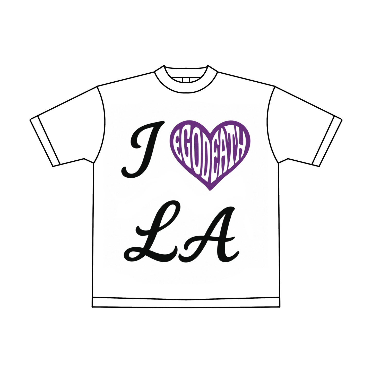 I 💜 LA TEE (WHITE)