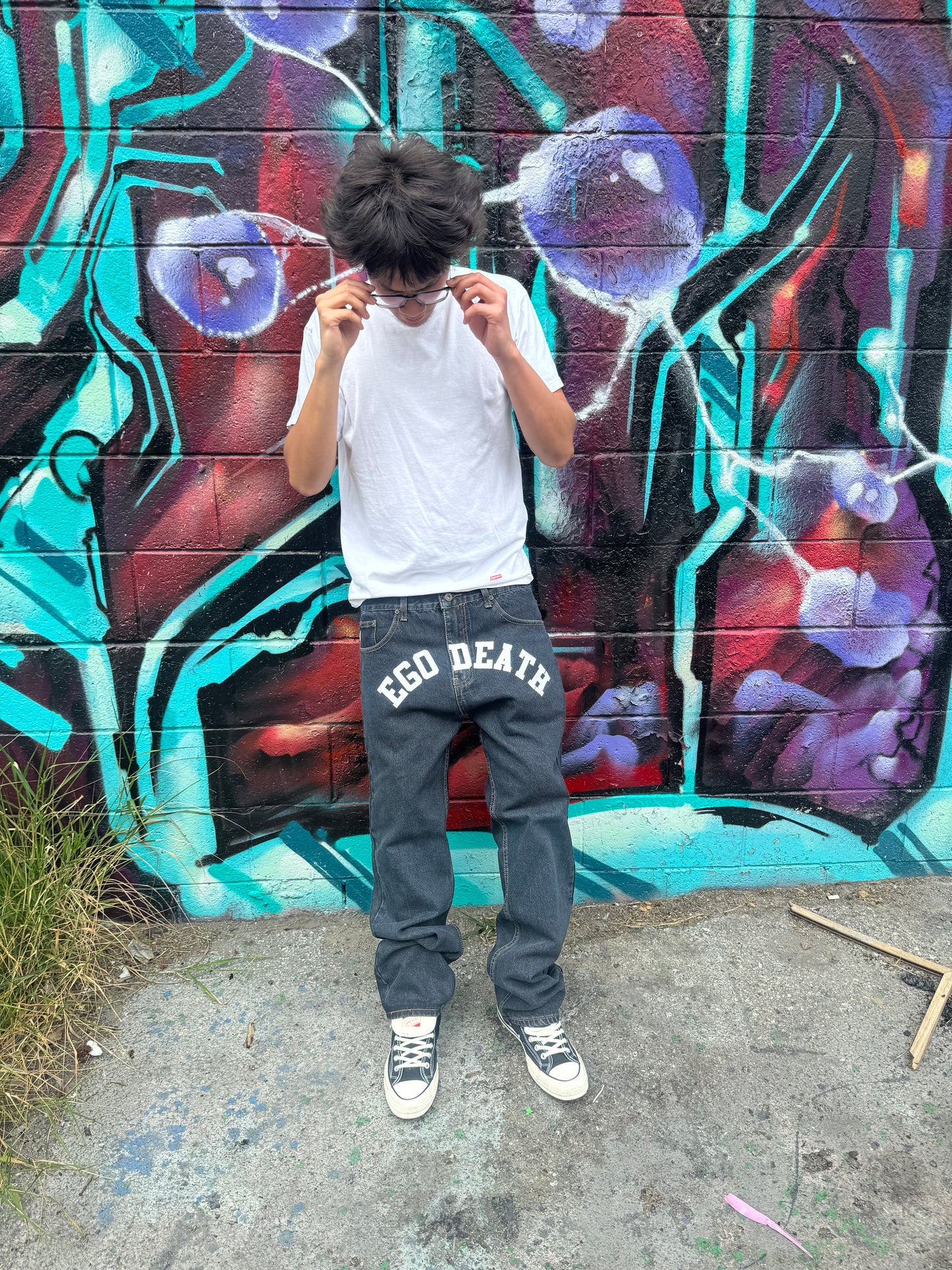 midnight blue college denim