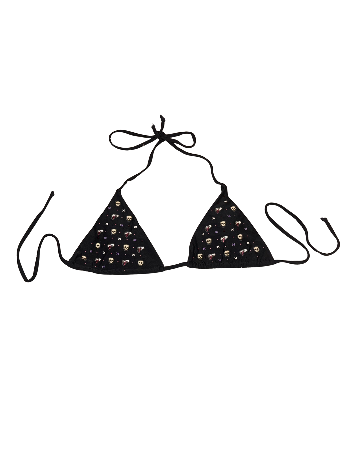 skull/cup bikini top